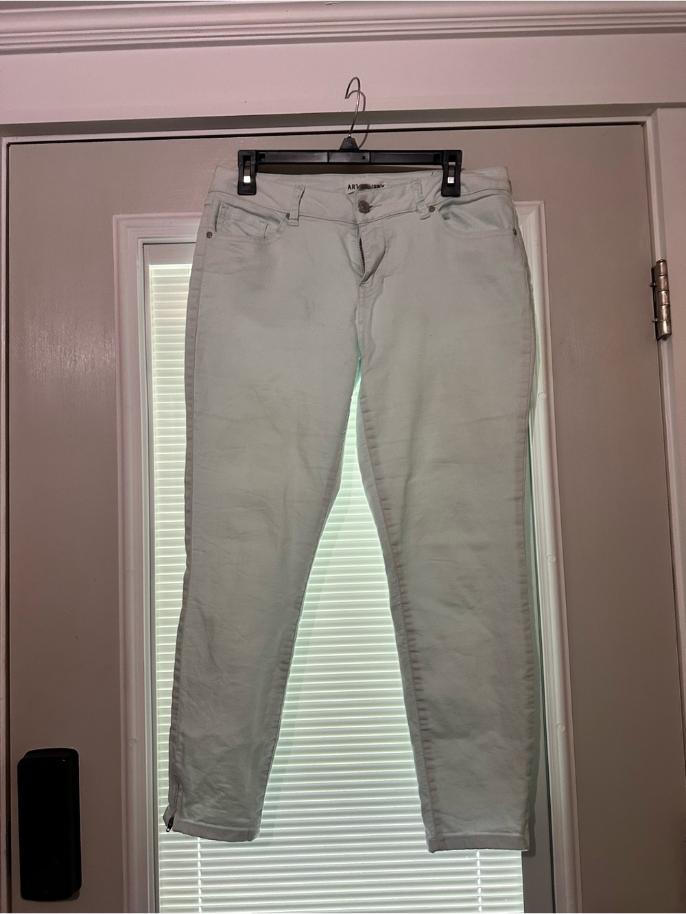 Artisan Ny Mint Green Skinny Jeans